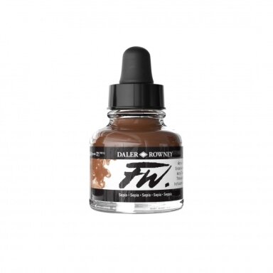 Akrilinis rašalas Daler-Rowney FW 29,5 ml sepia