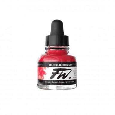 Akrilinis rašalas Daler-Rowney FW 29,5 ml tamsiai raudona