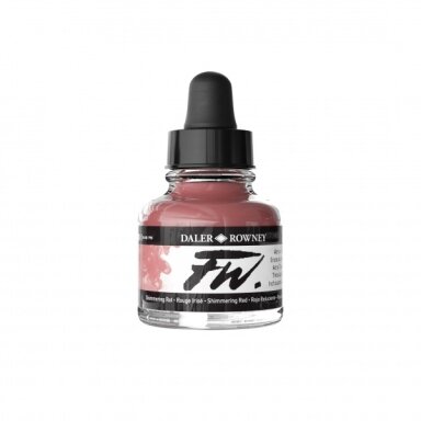 FW Artists Acrylic Ink 29.5 ml Shimmering Red