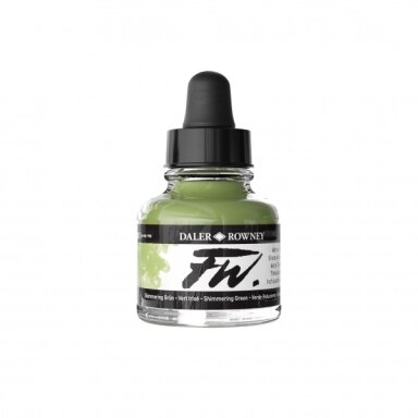 FW Artists Acrylic Ink 29.5 ml Shimmering Green