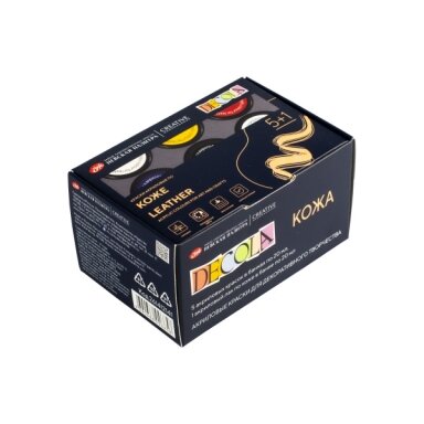 Akrilinių dažų odai rinkinys Decola 5 spalvų +1 lakas 20 ml