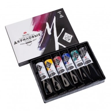 Akrilinių dažų rinkinys dailei Master-Class 6x46 ml