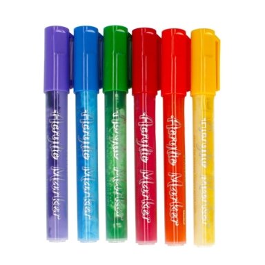 Acrylic marker set Starpak 6 colors