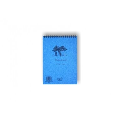Authentic SMLT A5 watercolor sketchbook, 20 sheets, 280 g/m², spiral-bound