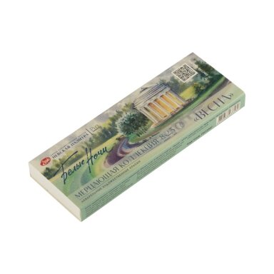 Artists' watercolours set "White Nights" Spring 8 pans, carboard box