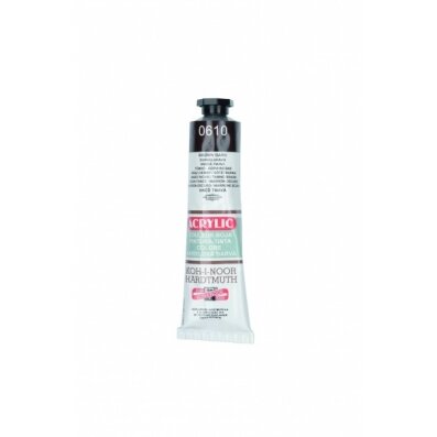 Akriliniai dažai Koh-I-Noor 40 ml 0610 tamsiai rudos spalvos Akriliniai dažai Koh-I-Noor 40 ml 0610 tamsiai rudos spalvos