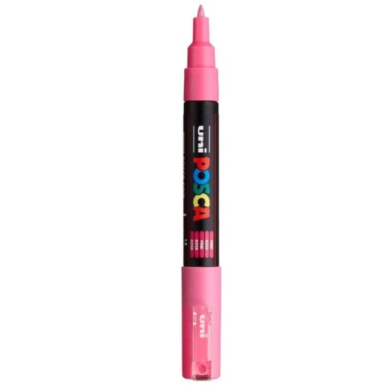 Uni POSCA PC-1M Paint Marker, Pink, 0.7–1 mm, No. 13 1 Uni POSCA PC-1M Paint Marker, Pink, 0.7–1 mm, No. 13 1