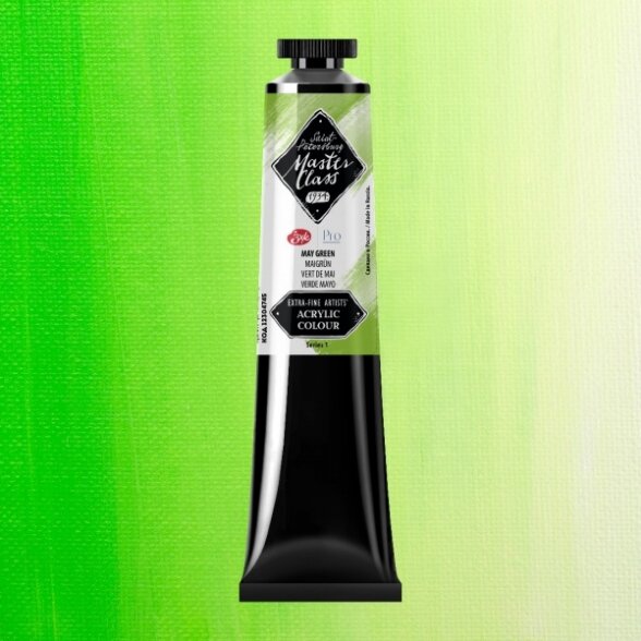 Akriliniai dažai dailei Master-Class 46 ml Nr.745 gegužės žalia Akriliniai dažai dailei Master-Class 46 ml Nr.745 gegužės žalia
