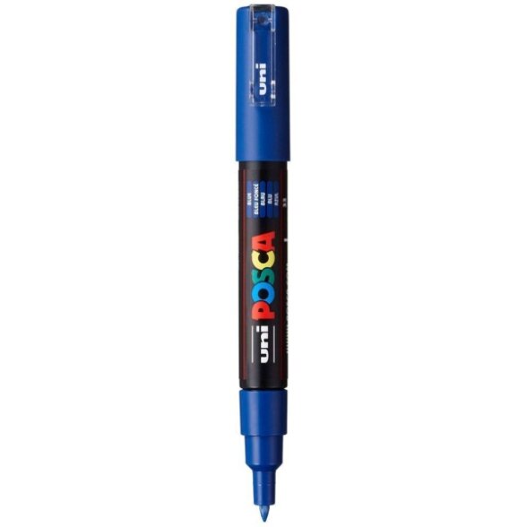 Uni POSCA PC-1M Paint Marker, Blue, 0.7–1 mm, No. 33 2 Uni POSCA PC-1M Paint Marker, Blue, 0.7–1 mm, No. 33 2