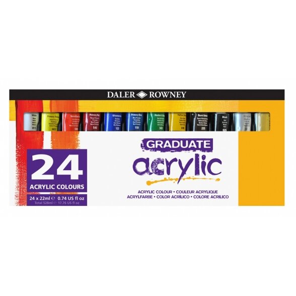 Graduate Acrylic Set 24х22 ml Graduate Acrylic Set 24х22 ml