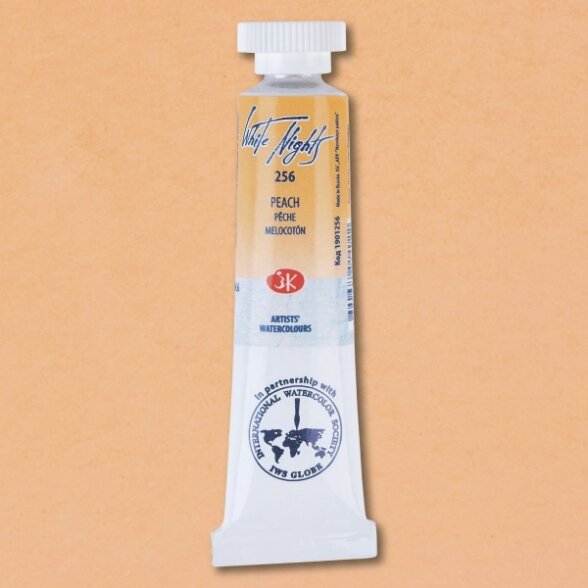 Akvarelė tūtelėje White Nights 10 ml Nr.256 persiko spalvos Akvarelė tūtelėje White Nights 10 ml Nr.256 persiko spalvos