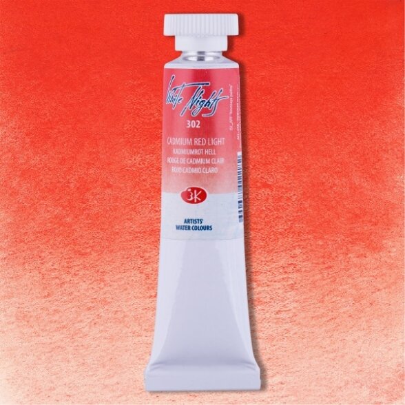 Cadmium Red Light Watercolor White Nights No.302 tube 10 ml Cadmium Red Light Watercolor White Nights No.302 tube 10 ml