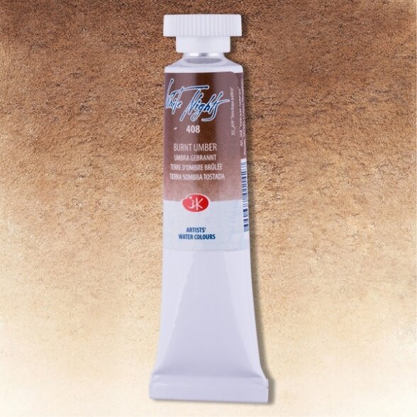 Burnt Umber Watercolor White Nights No.408 tube 10 ml Burnt Umber Watercolor White Nights No.408 tube 10 ml