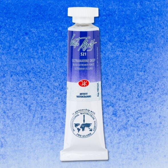 Akvarelė tūtelėje White Nights 10 ml Nr.521 ultramarinas tamsus Akvarelė tūtelėje White Nights 10 ml Nr.521 ultramarinas tamsus