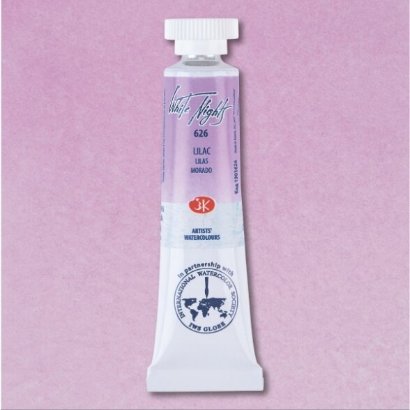 Akvarelė tūtelėje White Nights 10 ml Nr.626 alyvinės spalvos Akvarelė tūtelėje White Nights 10 ml Nr.626 alyvinės spalvos