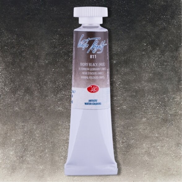 Ivory Black (Hue) Watercolor White Nights No.811 tube 10 ml Ivory Black (Hue) Watercolor White Nights No.811 tube 10 ml