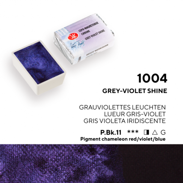 Akvarelė White Nights 2,5 ml Nr.1004 pilko-violetinis švytėjimas 1 Akvarelė White Nights 2,5 ml Nr.1004 pilko-violetinis švytėjimas 1