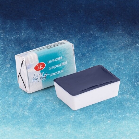 Akvarelė White Nights 2,5 ml Nr.507 turkio spalvos Akvarelė White Nights 2,5 ml Nr.507 turkio spalvos