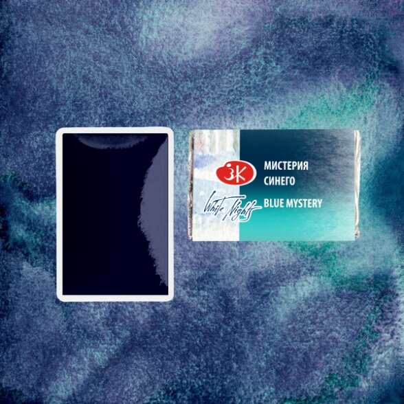 White Nights Watercolor Half Pan 2.5 ml — 602 Cobalt Violet Light 2
