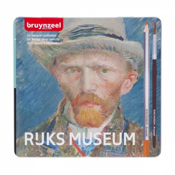 Akvarelinių pieštukų rinkinys Bruynzeel Van Gogh 24 vnt.