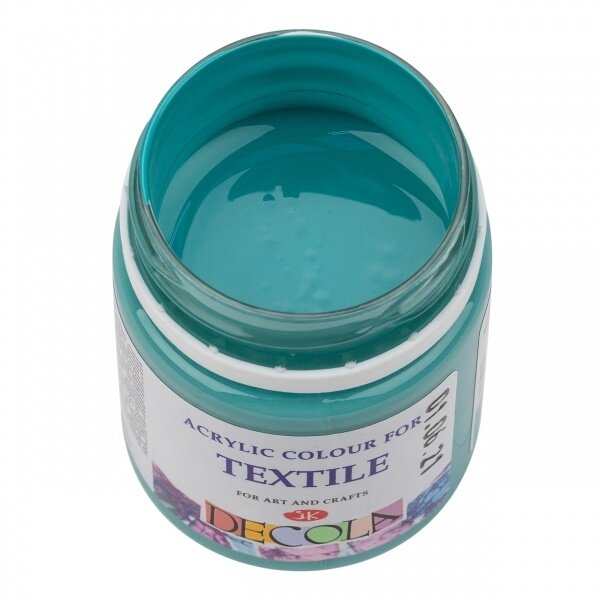 Akriliniai dažai audiniams Decola 50 ml Nr.733 turkiška žalia 1