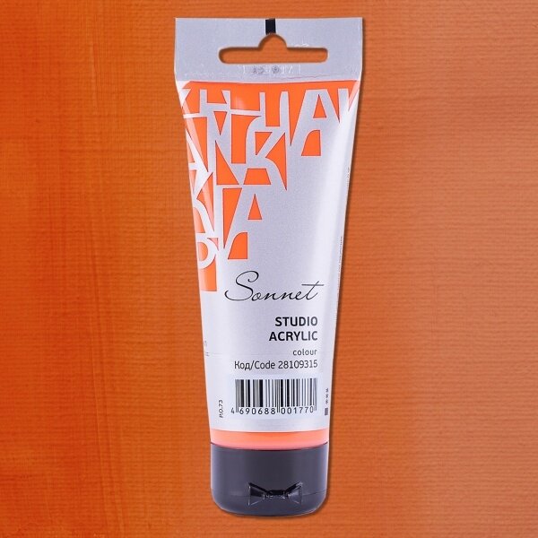 Acrylic Paints Sonnet in Plastic Tube 75 ml — 315 Orange Acrylic Paints Sonnet in Plastic Tube 75 ml — 315 Orange