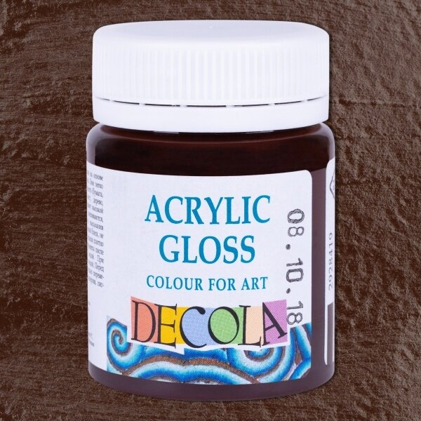Akriliniai dažai Decola 50 ml Nr.419 rudos spalvos