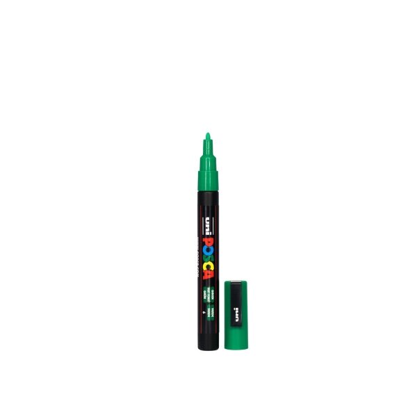 Akrilinis markeris Uni POSCA PC-3M, žalias, 0.9–1.3 mm, Nr. 6