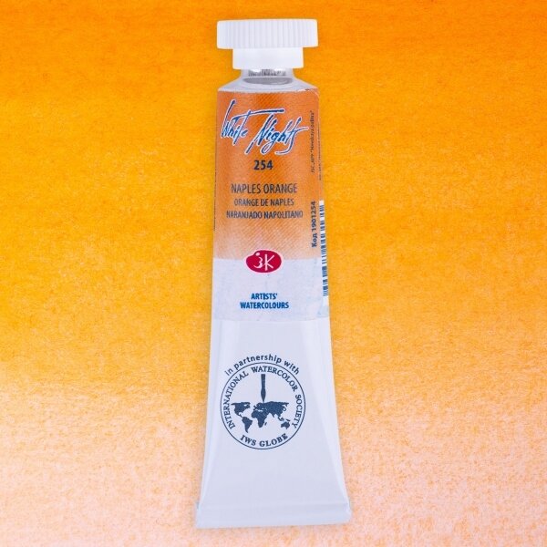 Akvarelė tūtelėje White Nights 10 ml Nr.254 Neopalio oranžinės spalvos Akvarelė tūtelėje White Nights 10 ml Nr.254 Neopalio oranžinės spalvos
