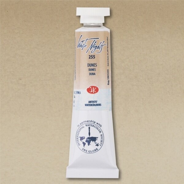 Akvarelė tūtelėje White Nights 10 ml Nr.255 smėlio spalvos