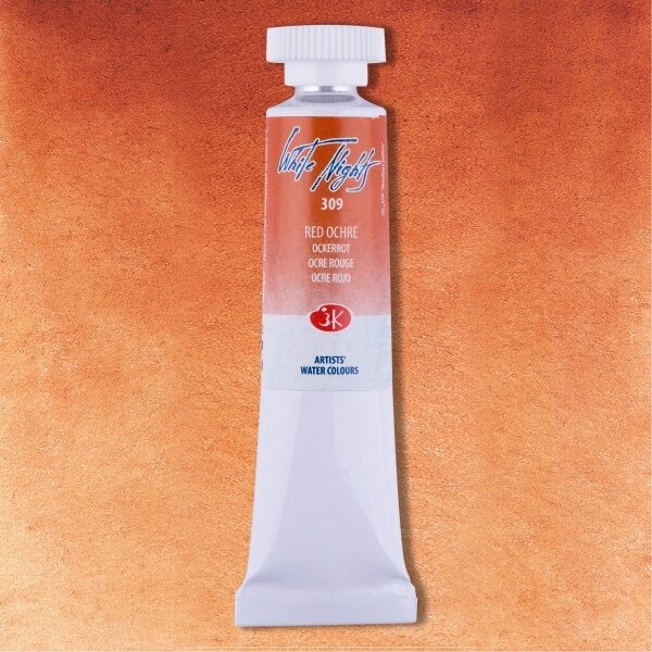 Red Ochre Watercolor White Nights No.309 tube 10 ml