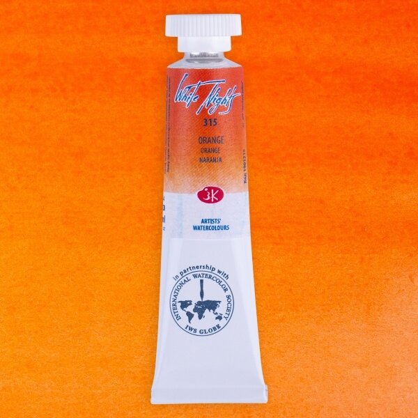 Akvarelė tūtelėje White Nights 10 ml Nr.315 oranžinė