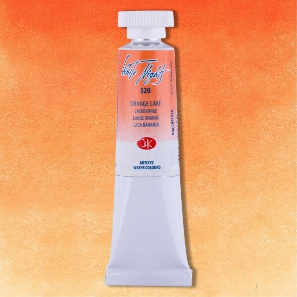 Akvarelė tūtelėje White Nights 10 ml Nr.320 oranžinis lakas