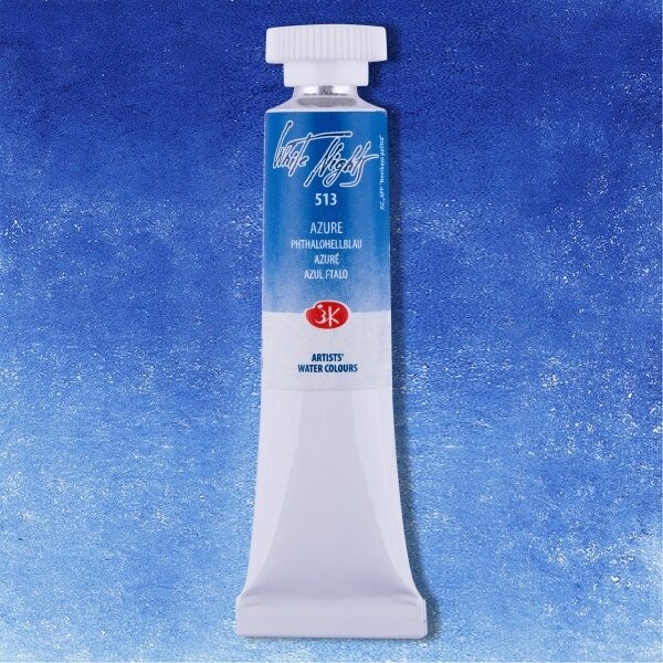 Akvarelė tūtelėje White Nights 10 ml Nr.513 žydros spalvos