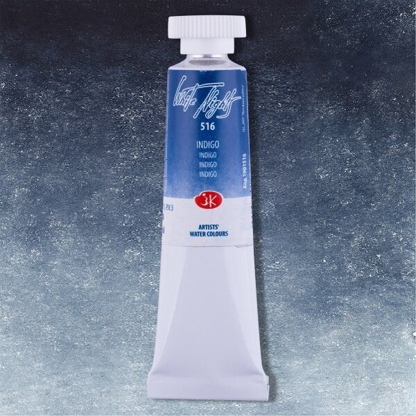 Akvarelė tūtelėje White Nights 10 ml Nr.516 indigo Akvarelė tūtelėje White Nights 10 ml Nr.516 indigo