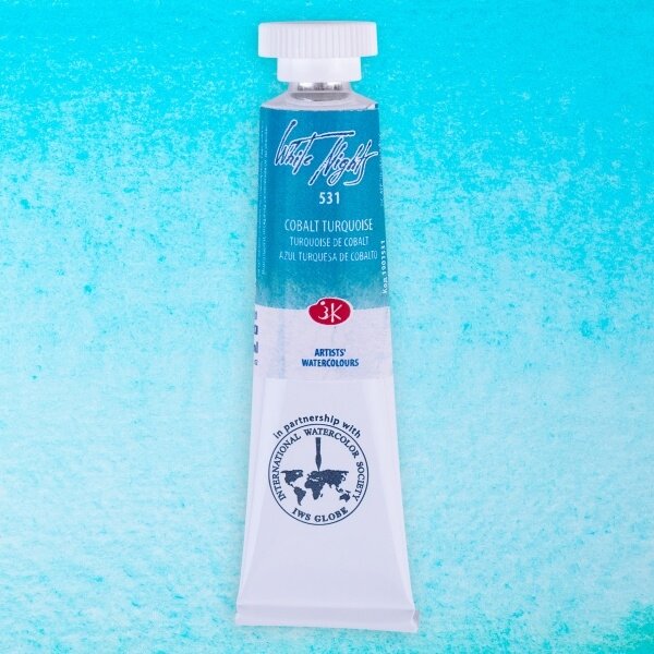 Akvarelė tūtelėje White Nights 10 ml Nr.531 kobalto turkis