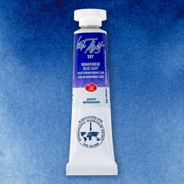 Akvarelė tūtelėje White Nights 10 ml Nr.537 indanthrene šviesiai mėlynas Akvarelė tūtelėje White Nights 10 ml Nr.537 indanthrene šviesiai mėlynas