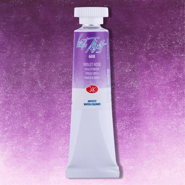 Akvarelė tūtelėje White Nights 10 ml Nr.608 violetinės rožinės spalvos Akvarelė tūtelėje White Nights 10 ml Nr.608 violetinės rožinės spalvos