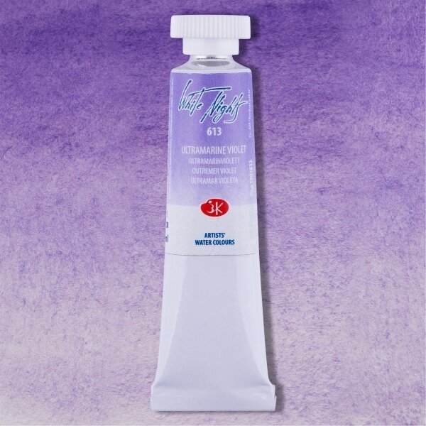 Akvarelė tūtelėje White Nights 10 ml Nr.613 ultramarinas violetinis