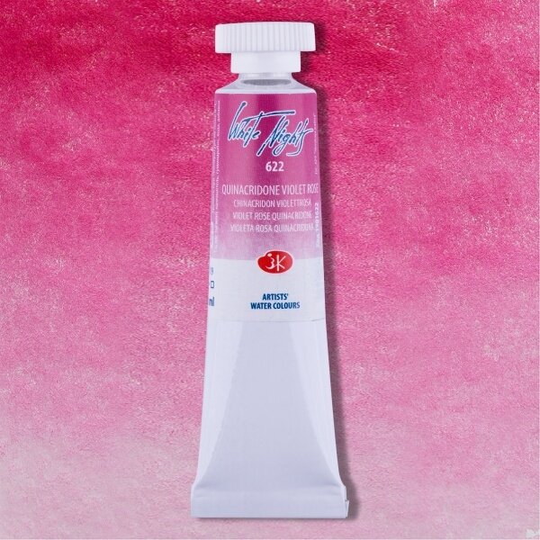 Quinacridone Violet Rose Watercolor White Nights No.622 tube 10 ml
