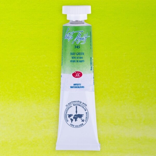 Akvarelė tūtelėje White Nights 10 ml Nr.745 gegužės žalia