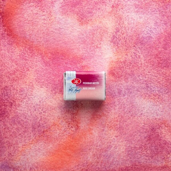 White Nights Metamorphosis Watercolor Half Pan 2.5 ml — 3002 Pink Dream White Nights Metamorphosis Watercolor Half Pan 2.5 ml — 3002 Pink Dream