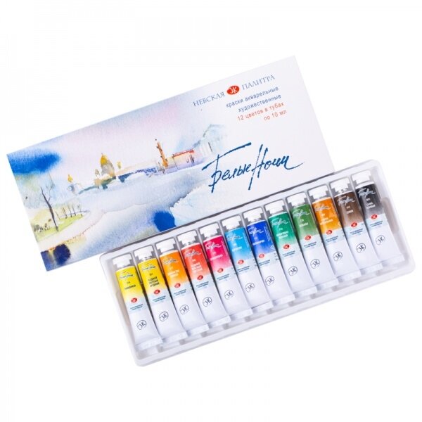 Akvarelės rinkinys White Nights 12x10 ml 1 Akvarelės rinkinys White Nights 12x10 ml 1