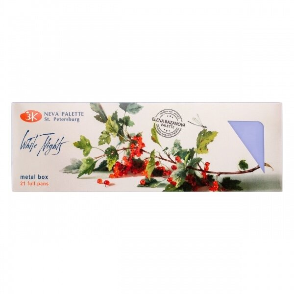 Akvarelės rinkinys White Nights 21x2,5 ml metalinėje dėžutėje 1 Akvarelės rinkinys White Nights 21x2,5 ml metalinėje dėžutėje 1