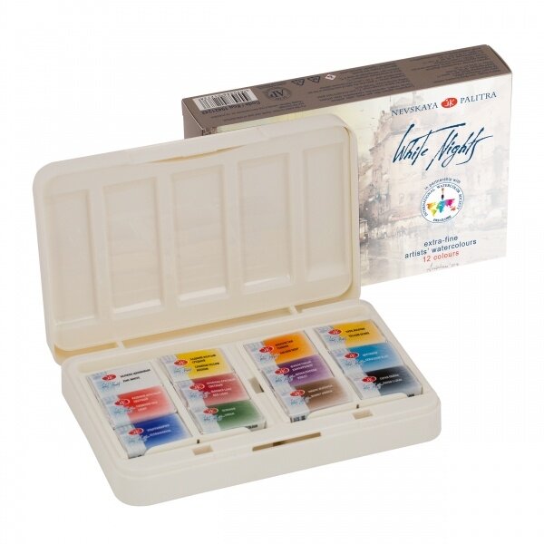 Akvarelės rinkinys White Nights IWS 12x2,5 ml 1