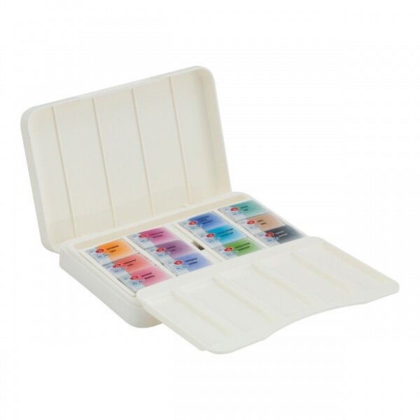 Akvarelės rinkinys White Nights pastelinės spalvos 12x2,5 ml kiuvetės plastikinėje dėžutėje 2