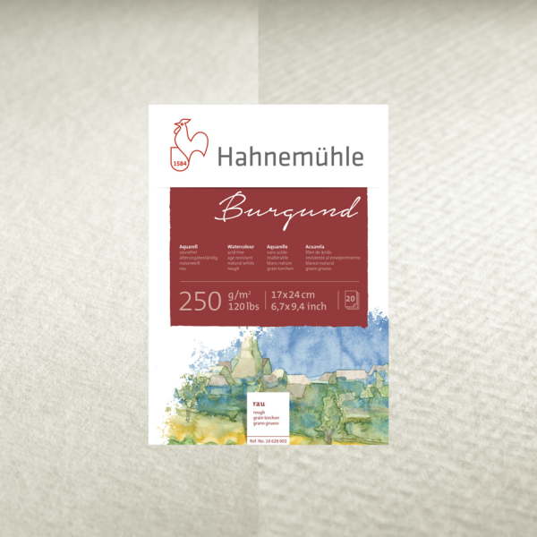 Бумага акварельная Hahnemuehle "Burgund" 70x100 см 250 г/м2 мелкозернистая 2