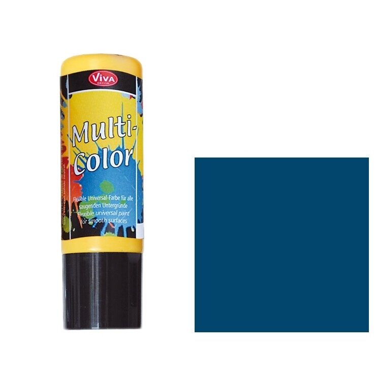 Акриловая краска Viva Decor Multi-Color 90 мл лазурная