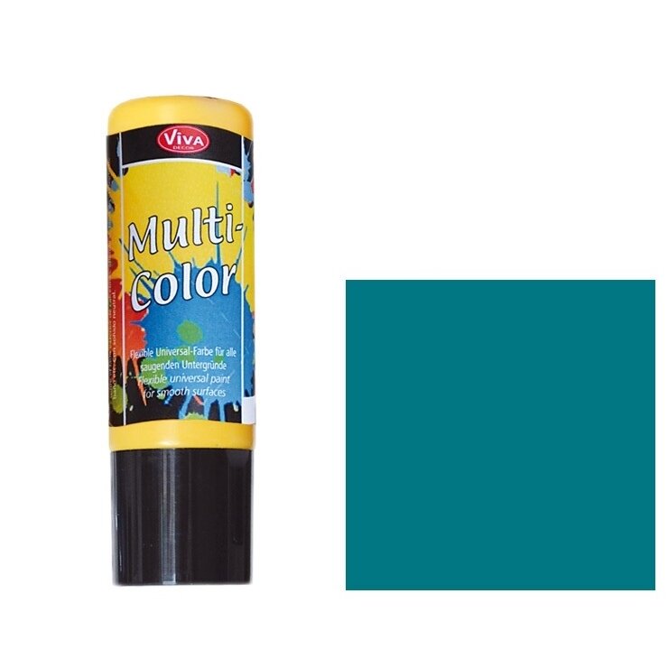 Акриловая краска Viva Decor Multi-Color 90 мл морская волна