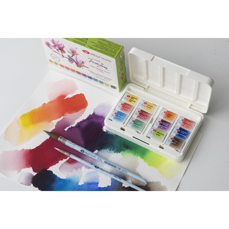 Akvarelės rinkinys White Nights Botanica 12x2,5 ml kiuvetės 3